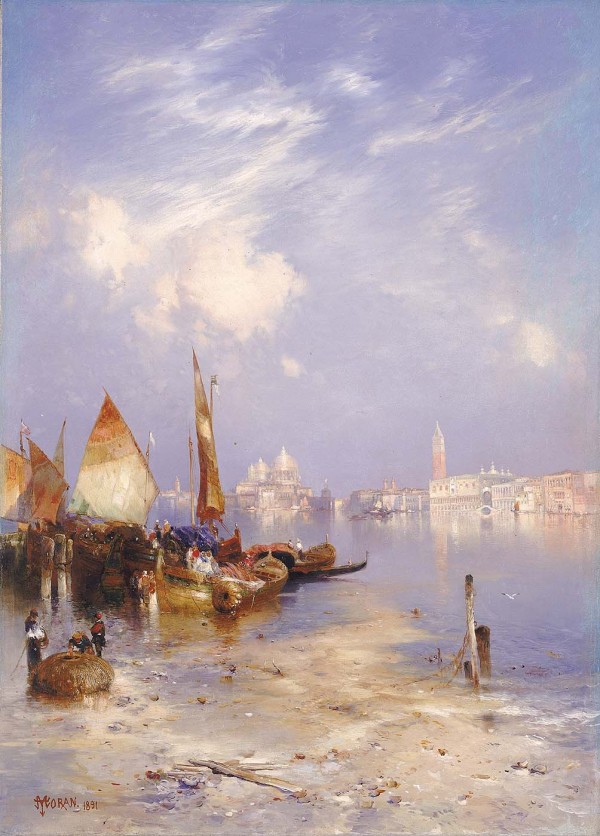 Entering Venice by Canaletto